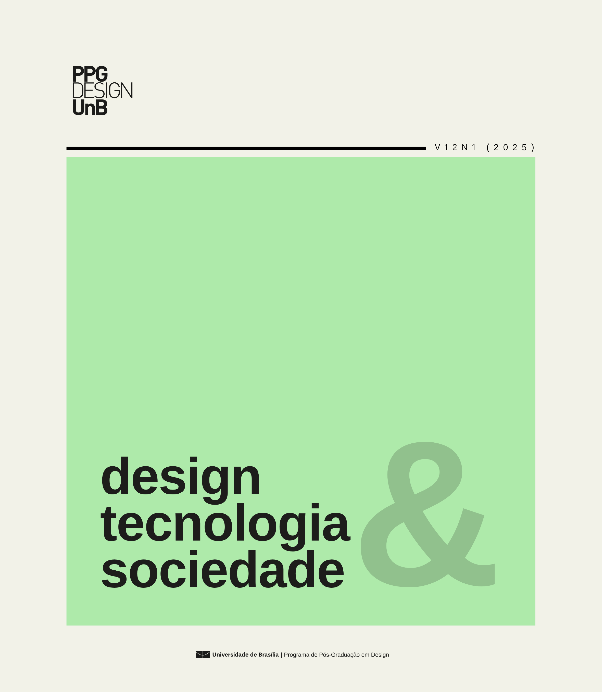 					Visualizar v. 12 n. 1 (2025): Revista de Design, Tecnologia e Sociedade
				