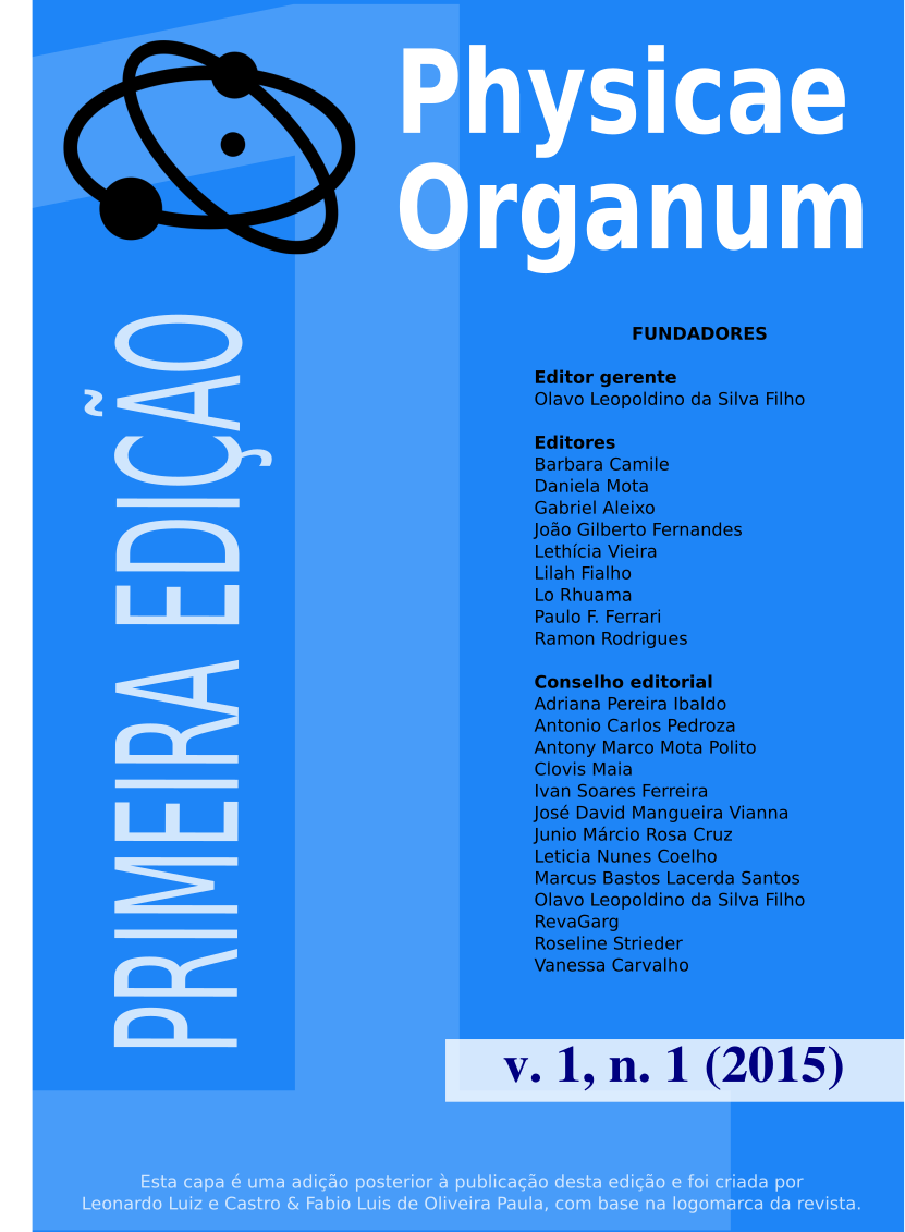 Capa da Physicae Organum